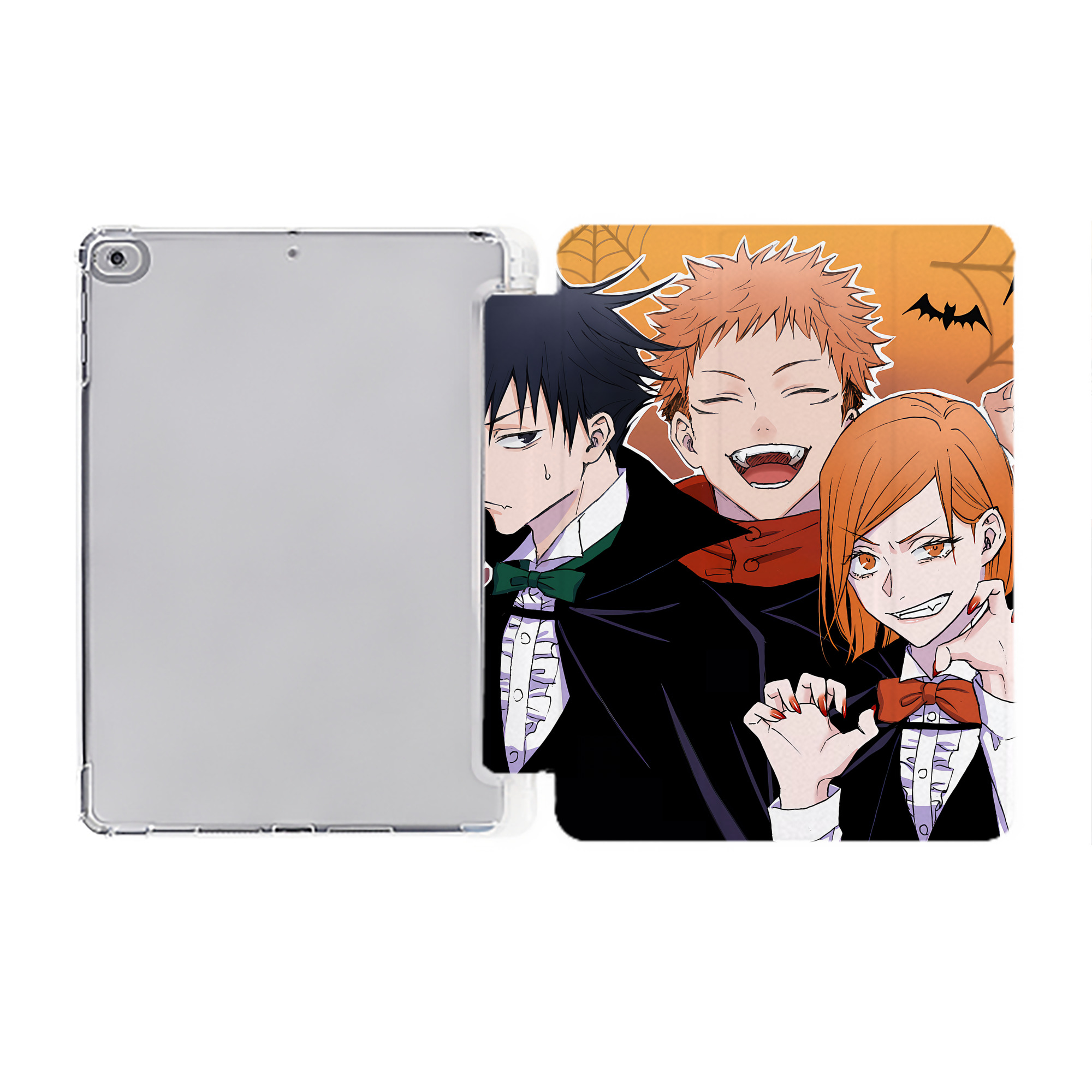 （画像用） SPY×FAMILY间谍家家酒 IPad ケース ペン収納付き 三つ折りスタンド PUレザー×シリコン 対応機種9.5/10.5/10.9インチ